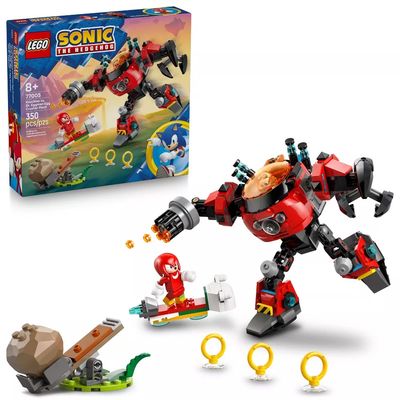 LEGO SONIC HEDHEHOG  KNUCKLES VS DR EGGMAN 350 PIEZAS