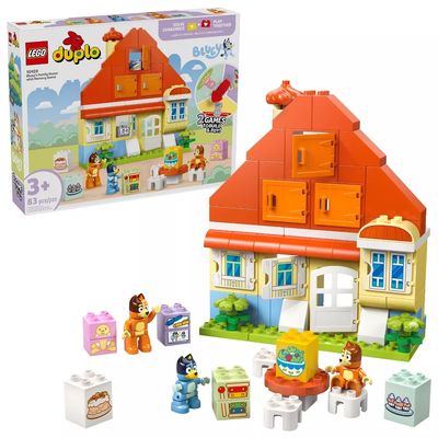 LEGO DUPLO CASA FAMILIAR DE BLUEY CON JUEGO DE MEMORIA 83PIEZAS