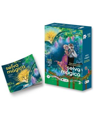 PUZZLES + LIBRO SELVA MAGICA 140 PIEZAS
