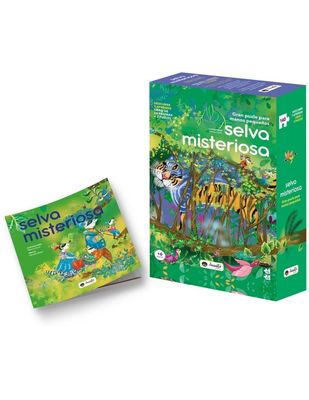 PUZZLES + LIBRO SELVA MISTERIOSA 140 PIEZAS
