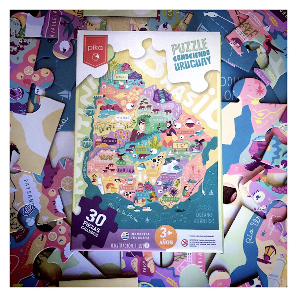 PUZZLE CONOCIENDO URUGUAY 30 PIEZAS