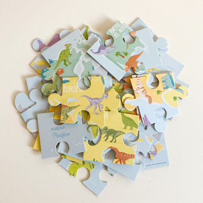 PUZZLE DINOSAURIOS DEL MUNDO 30 PIEZAS