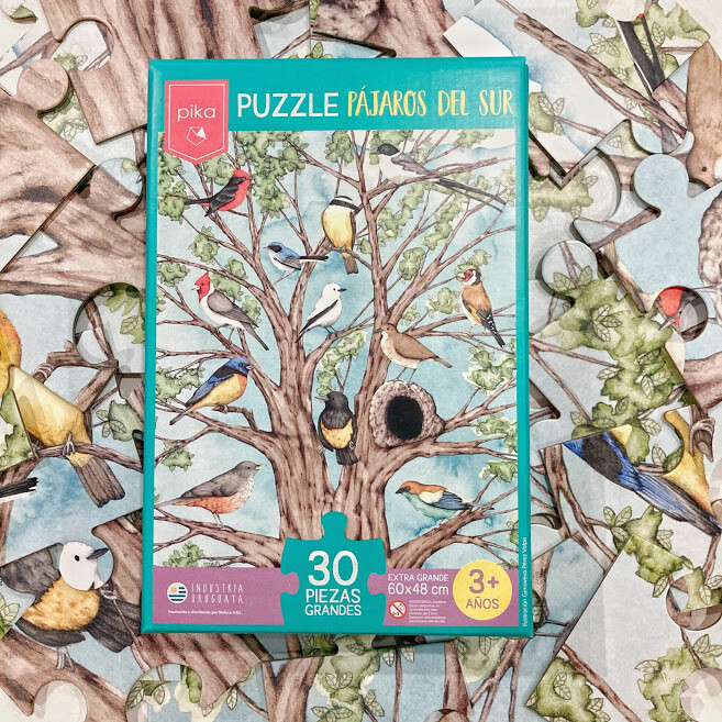 PUZZLE PAJAROS DEL SUR 30 PIEZAS