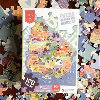PUZZLE CONOCIENDO URUGUAY 120 PIEZAS