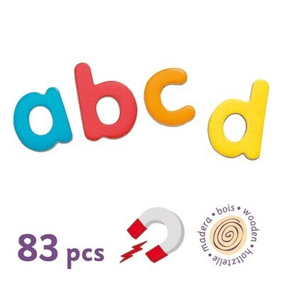 LETRAS MAGNETICAS MINUSCULAS 83 PIEZAS