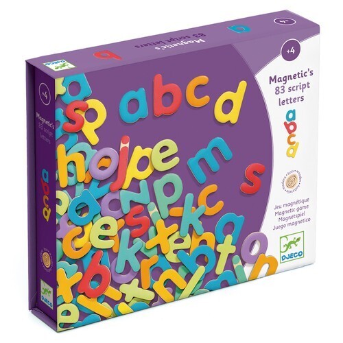 LETRAS MAGNETICAS MINUSCULAS 83 PIEZAS