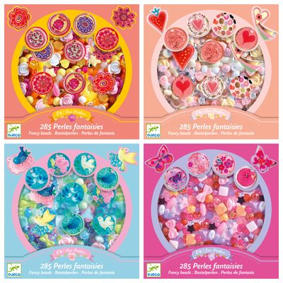 JUEGO PARA ARMAR PULSERAS PERLAS DE FANTASIA 285 PIEZAS