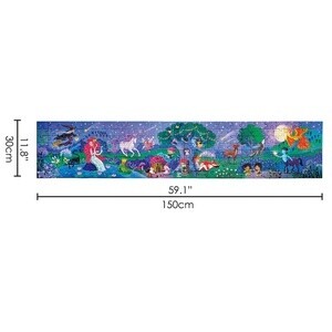 PUZZLE BOSQUE DE LAS MARAVILLAS BRILLA EN LA OSCURIDAD 200 PIEZAS 1.5 MTS