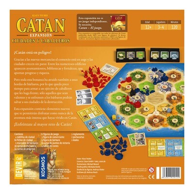 CATAN EXPANSION CIUDADES Y CABALLEROS