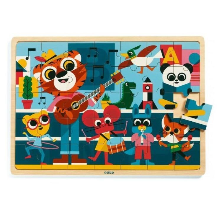 PUZZLE  DE MADERA MUSIC 35 PIEZAS