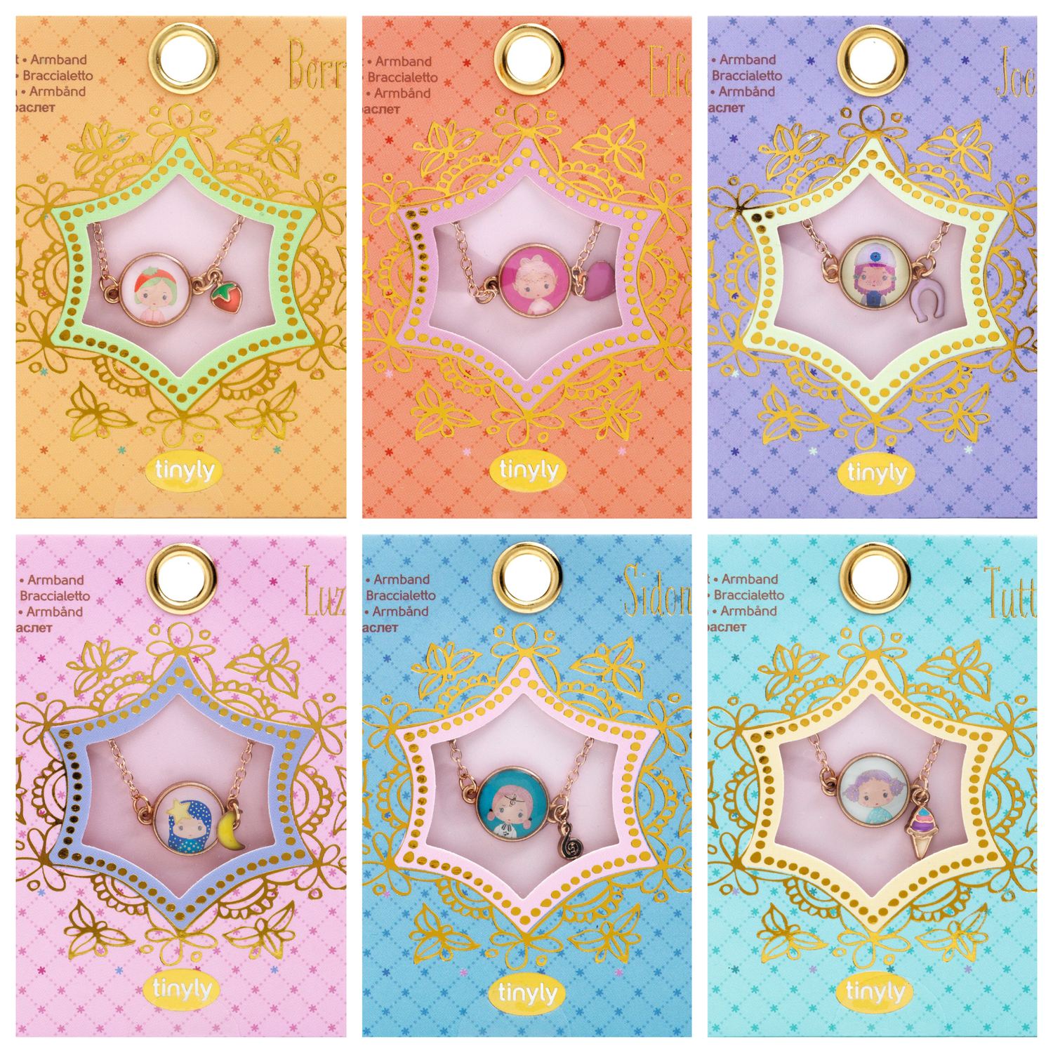 PULSERAS TINYLY VARIOS DISEÑOS