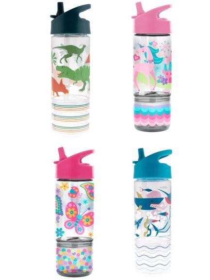 BOTELLA 2 EN 1 CON SORBITO Y VASO DESMONTABLE PARA REFRIGERIOS