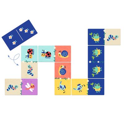 DOMINO 28 PIEZAS PEQUEÑOS ANIMALES