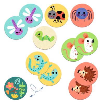 MEMO 32 PIEZAS PEQUEÑOS ANIMALES