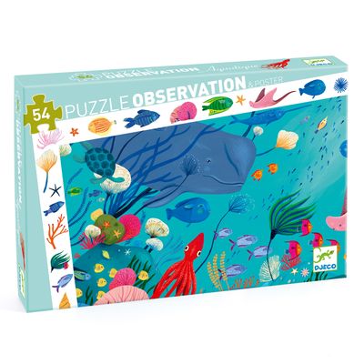PUZZLE OBSERVACION ACUATICO 54 PIEZAS