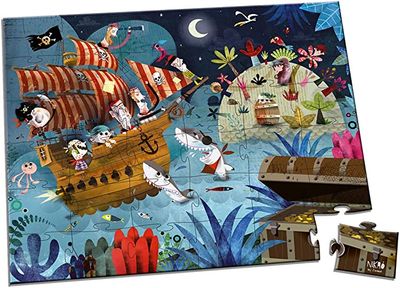 PUZZLE PIRATAS 36 PIEZAS JANOD