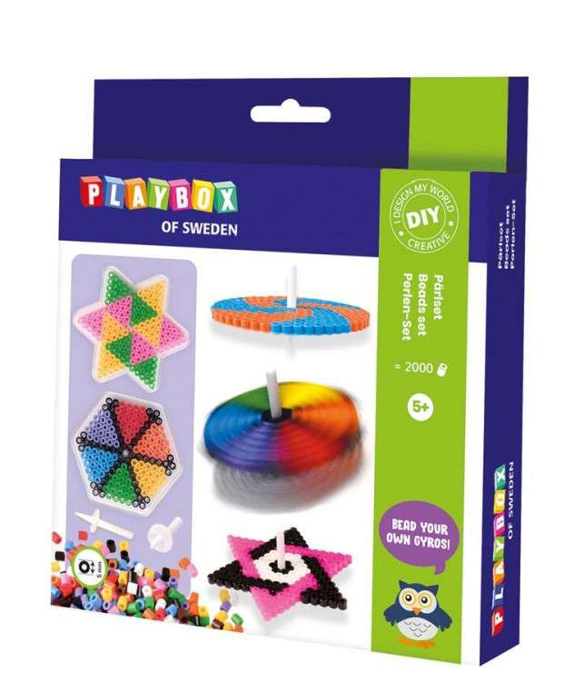 PLAYBOX CUENTAS 2000 PIEZAS IRON BEADS TROMPOS