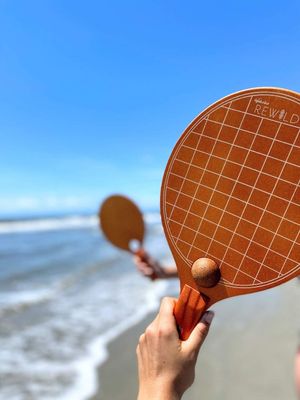 SET PALETAS CON PELOTA REWILD
