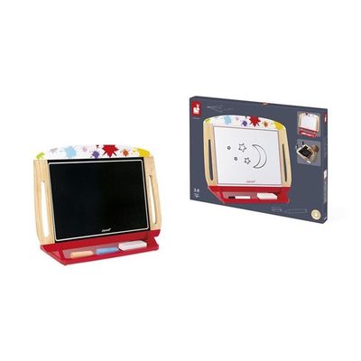 PIZARRA DE MESA SPLASH BLANCA Y NEGRA