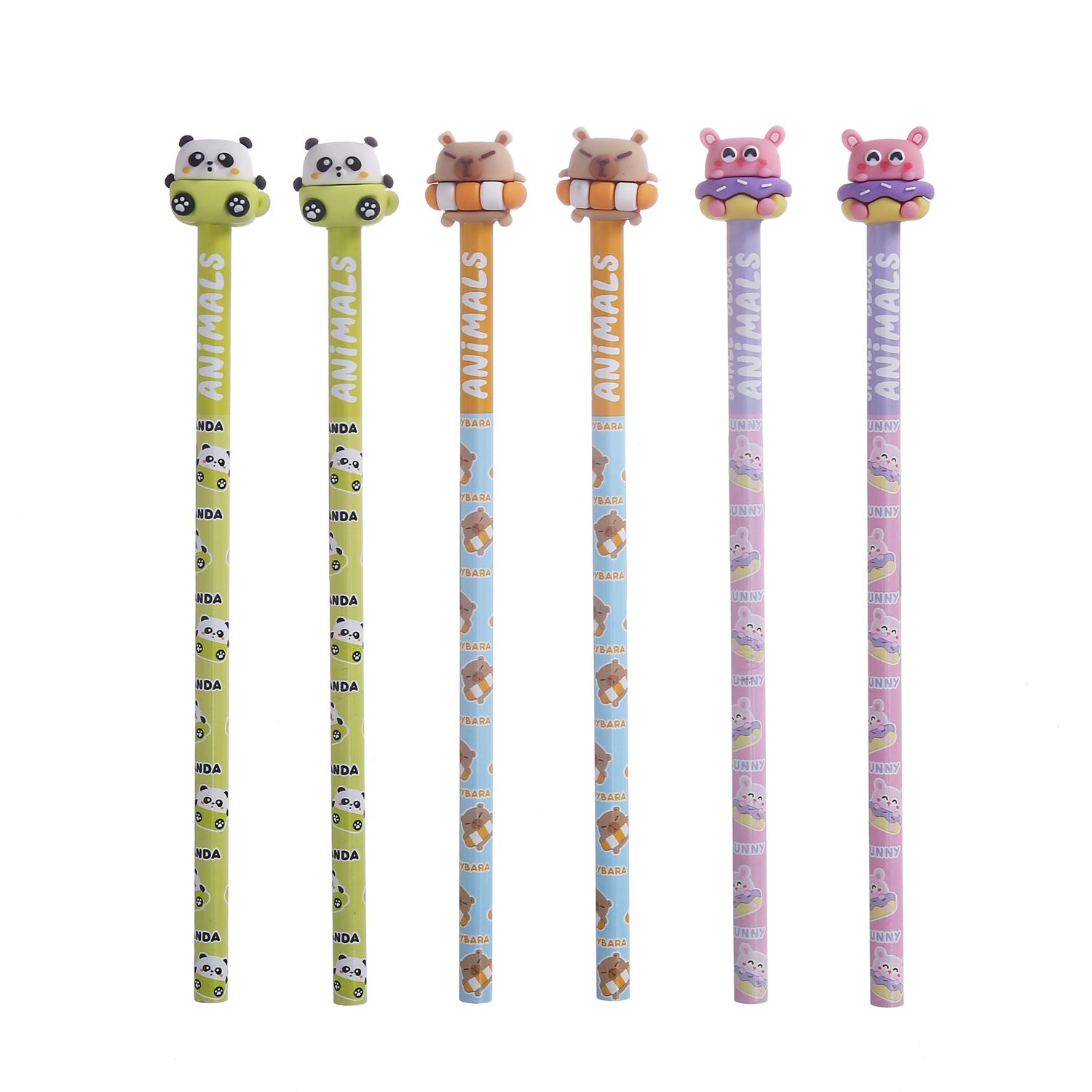 LAPIZ CON GOMA SMALL BLOCK ANIMALS