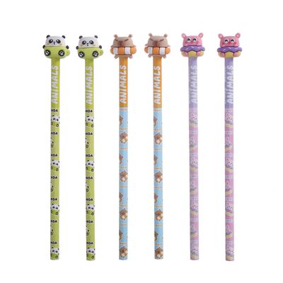 LAPIZ CON GOMA SMALL BLOCK ANIMALS