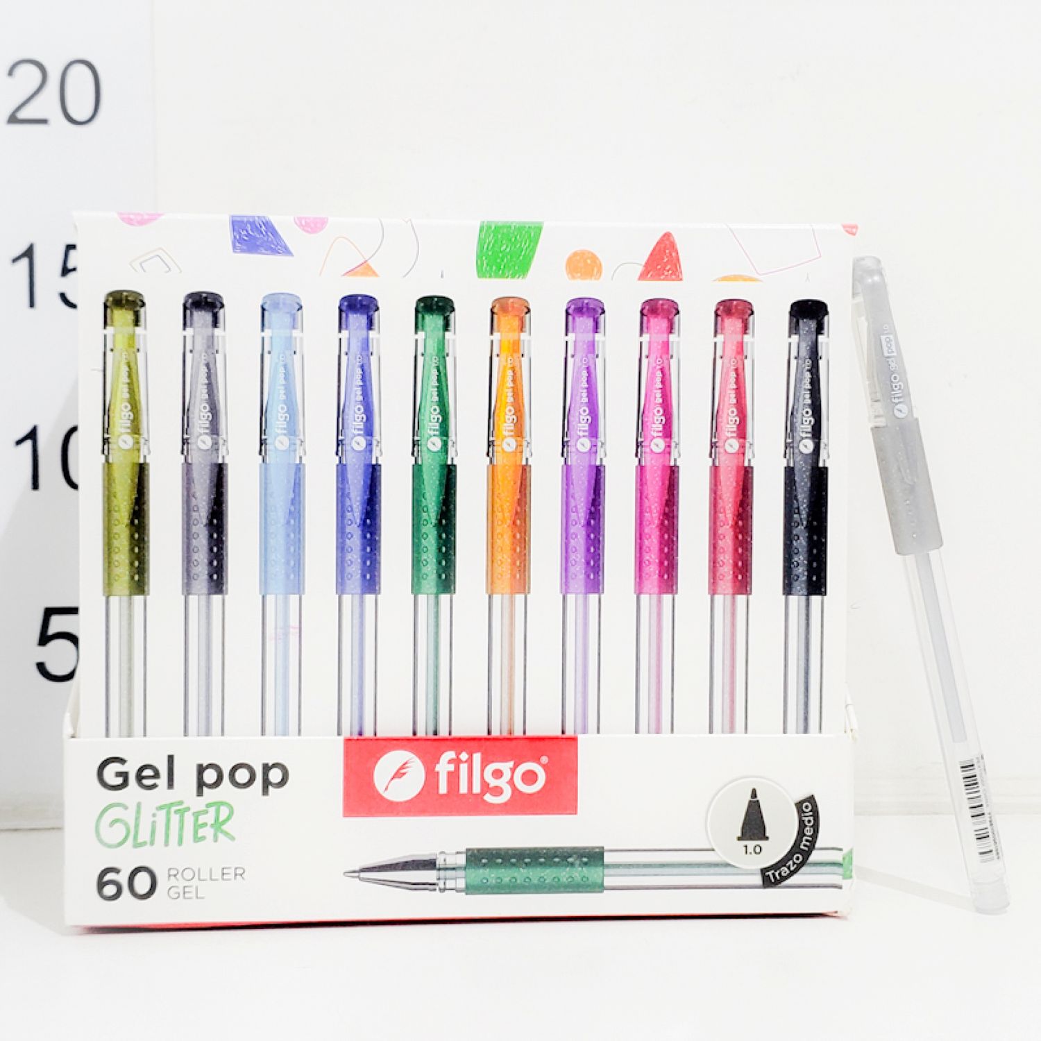 ROLLER GEL GLITTER FILGO