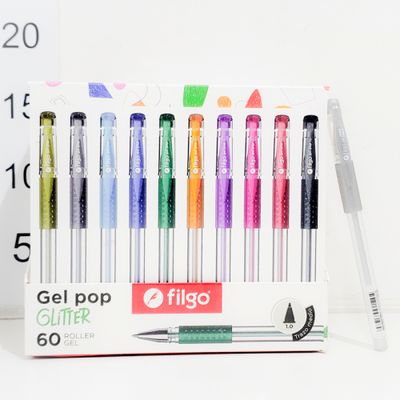 ROLLER GEL GLITTER FILGO