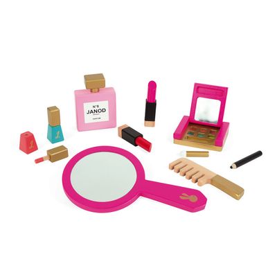 SET DE MAQUILLAJE EN MADERA