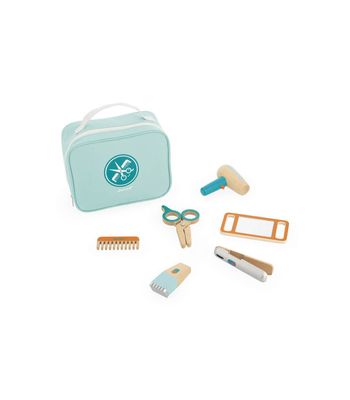 SET DE PELUQUERIA EN MADERA