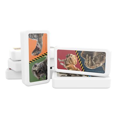 DOMINO JURASSIC WORLD LATA 28 PIEZAS