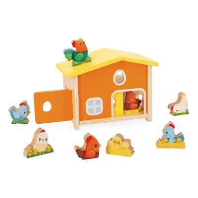MI PRIMER GALLINERO EN MADERA