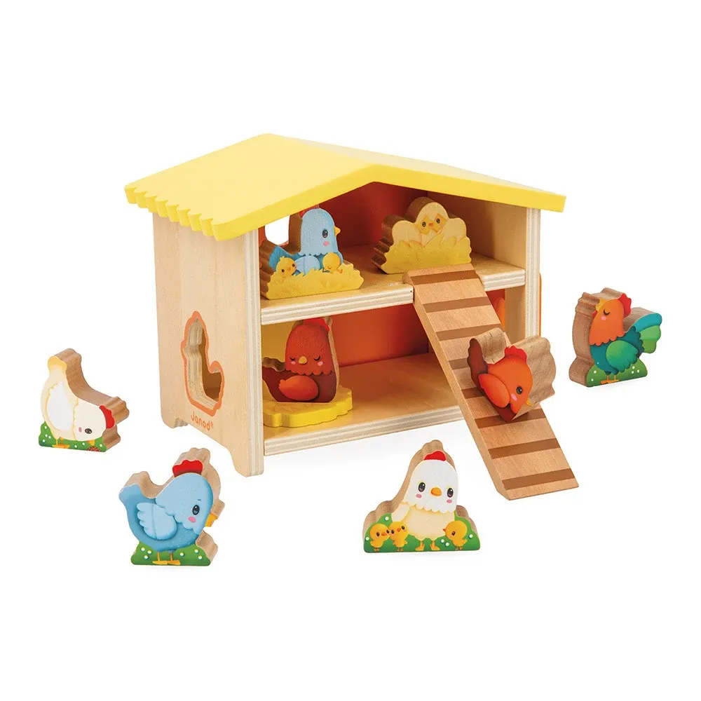 MI PRIMER GALLINERO EN MADERA