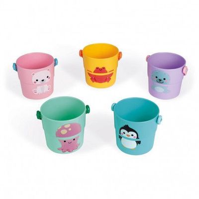 5 CUBOS DE ACTIVIDADES DE BAÑO