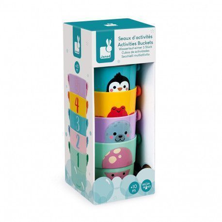 5 CUBOS DE ACTIVIDADES DE BAÑO