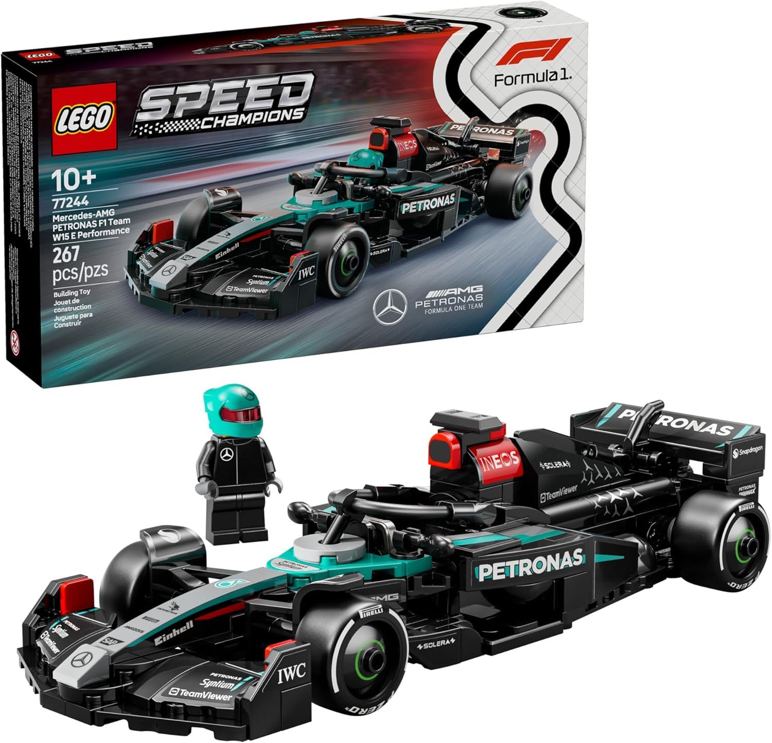 LEGO SPEED CHAMPIONS AUTO DE CARRERAS MERCEDES-AMG 267 PIEZAS