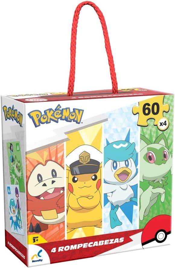 PUZZLE 4 EN 1 POKEMON