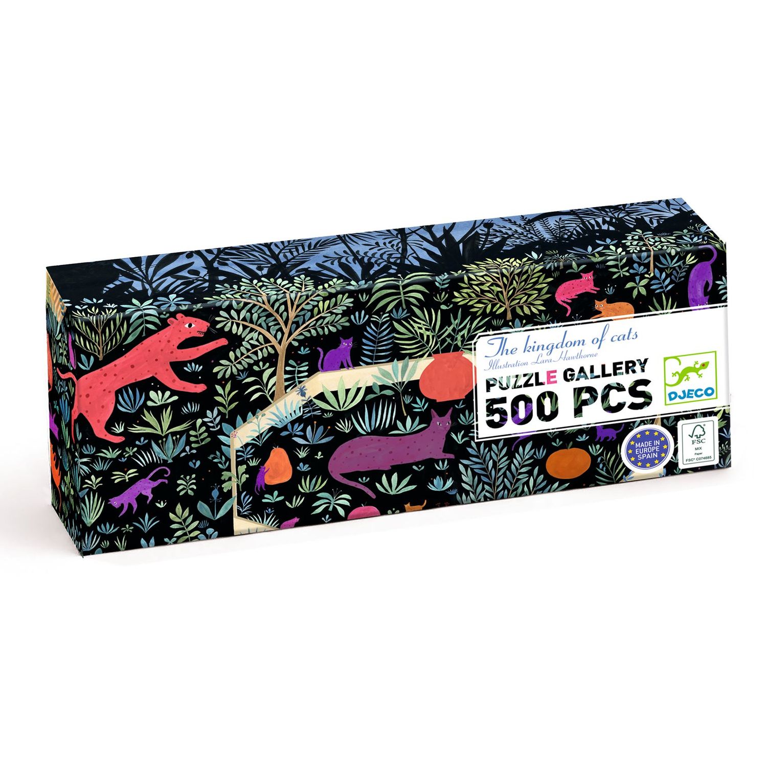 PUZZLE GALLERY EL REINO DE LOS GATOS 500 PIEZAS