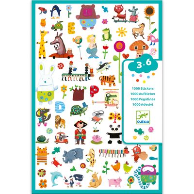 1000 PEGATINAS PARA PEQUEÑOS 1000 PEGATINAS PARA PEQUEÑOS