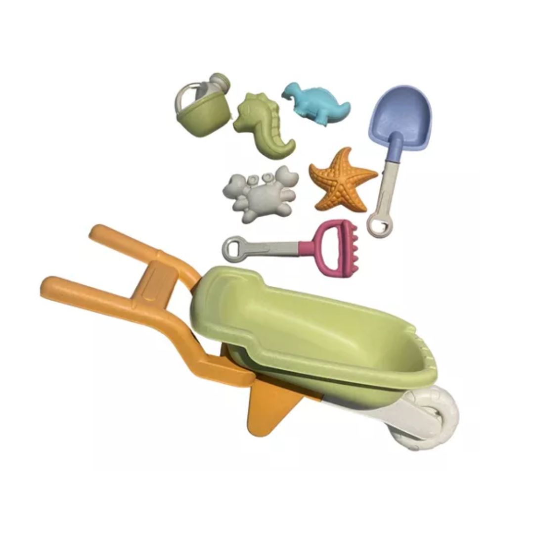 CARRETILLA CON JUGUETES DE PLAYA