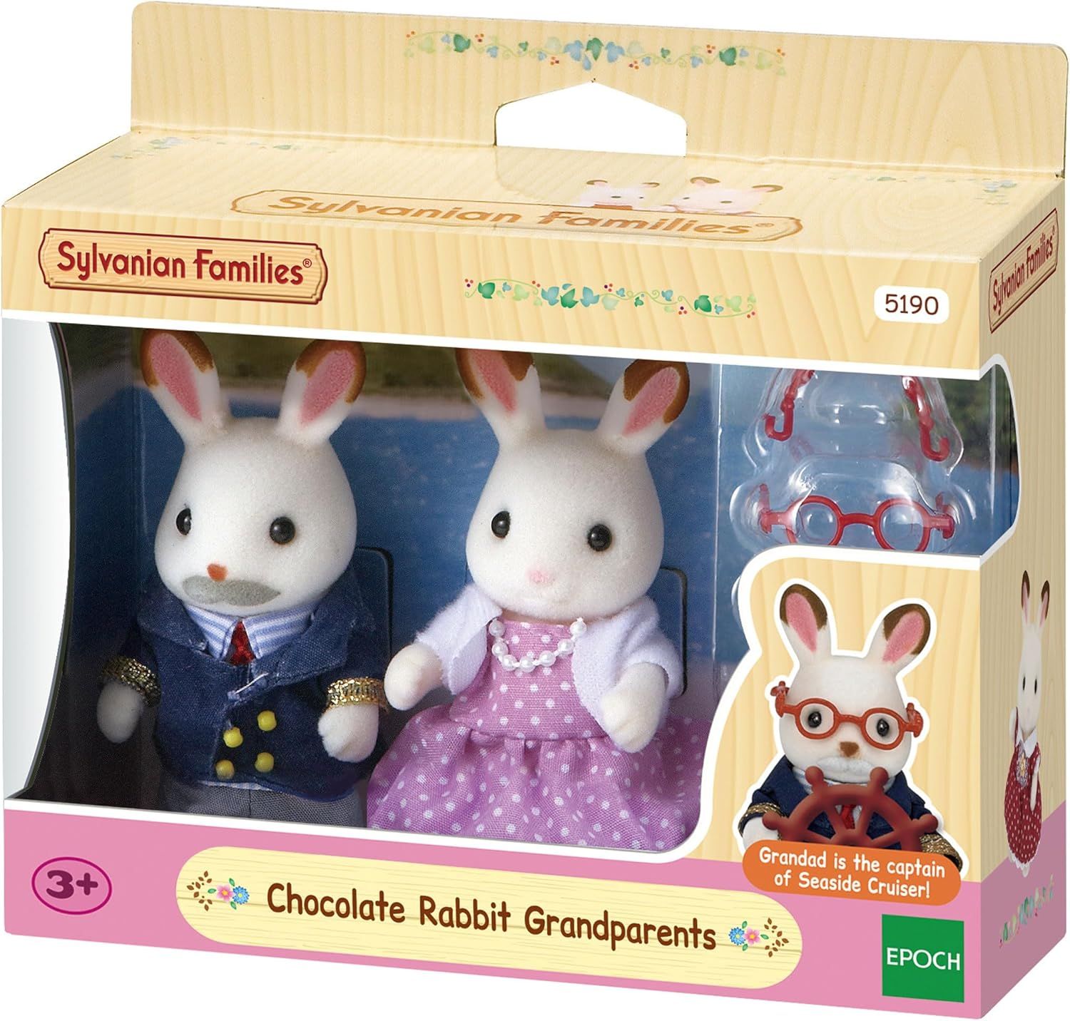 SYLVANIAN FAMILIES ABUELOS CONEJOS CHOCOLATE
