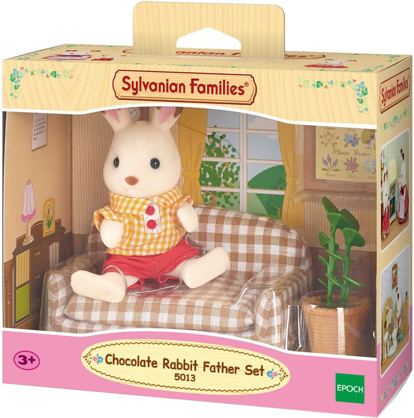 SYLVANIAN FAMILIES SET PADRE CONEJO CHOCOLATE