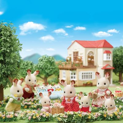 SYLVANIAN FAMILIES FAMILIA DE CONEJOS CHOCOLATE