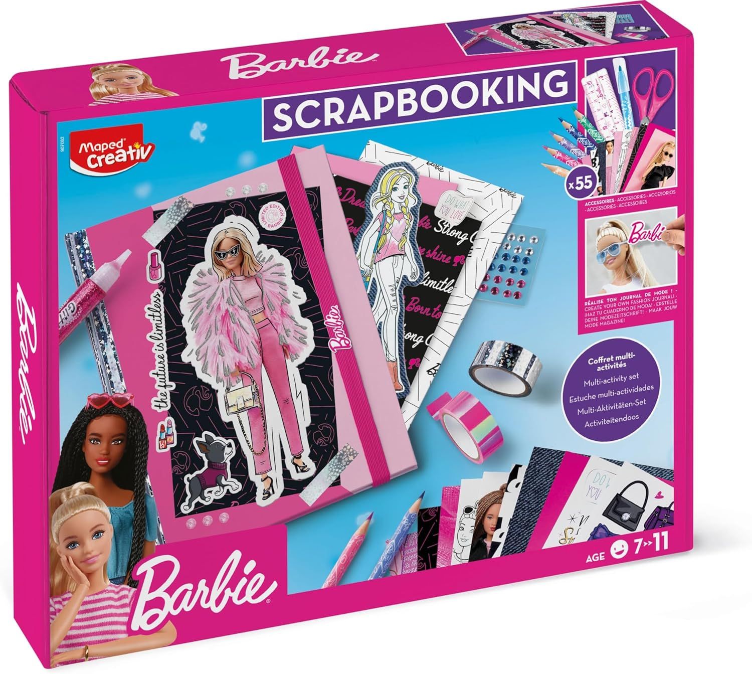 MAPED SET DE SCRAPBOOKING BARBIE