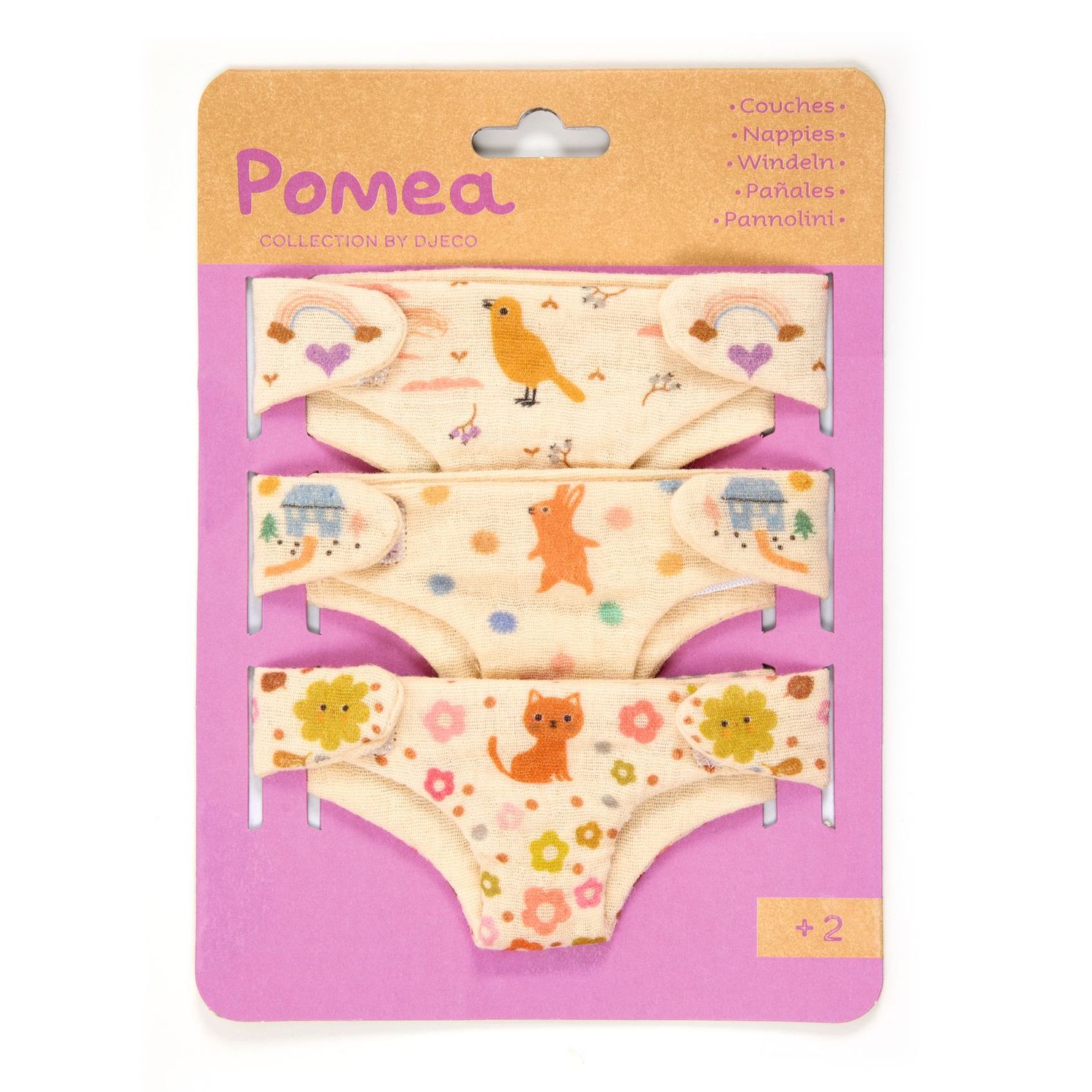 SET PAÑALES BEBE POMEA