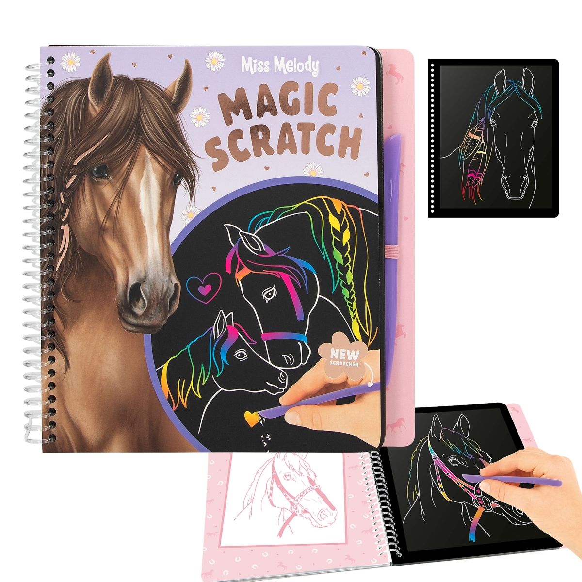 TOP MODEL MISS MELODY MAGIC SCRATCH CABALLOS