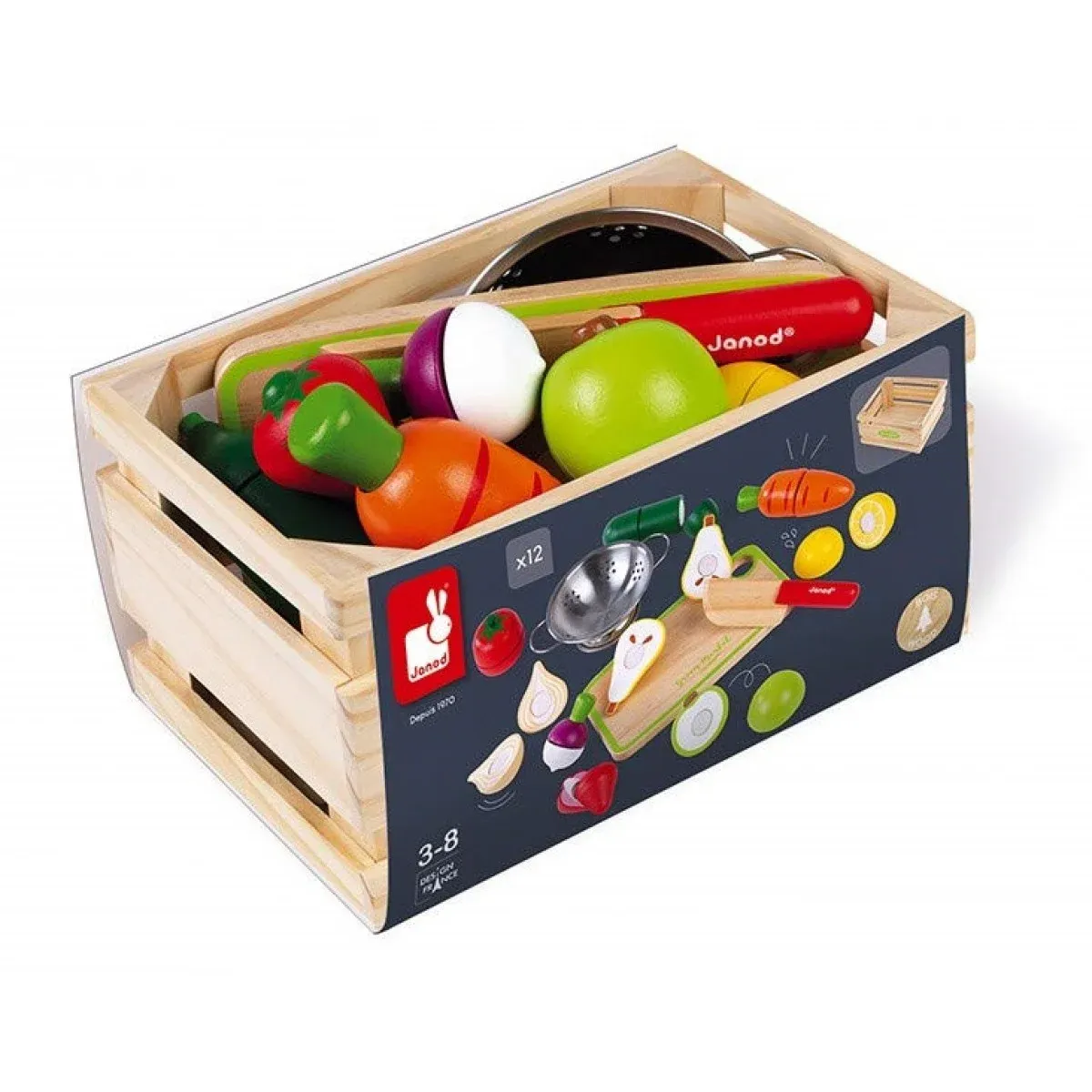 MAXI SET DE FRUTAS Y VERDURAS GREEN MARKET