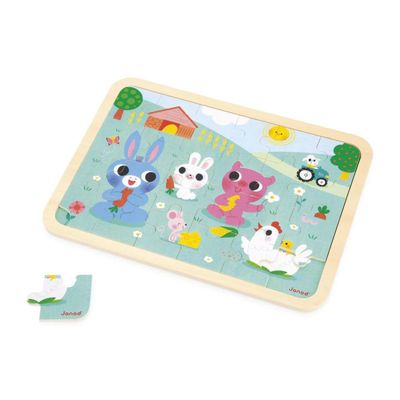 PUZZLE MADERA 24 PIEZAS LA GRANJA