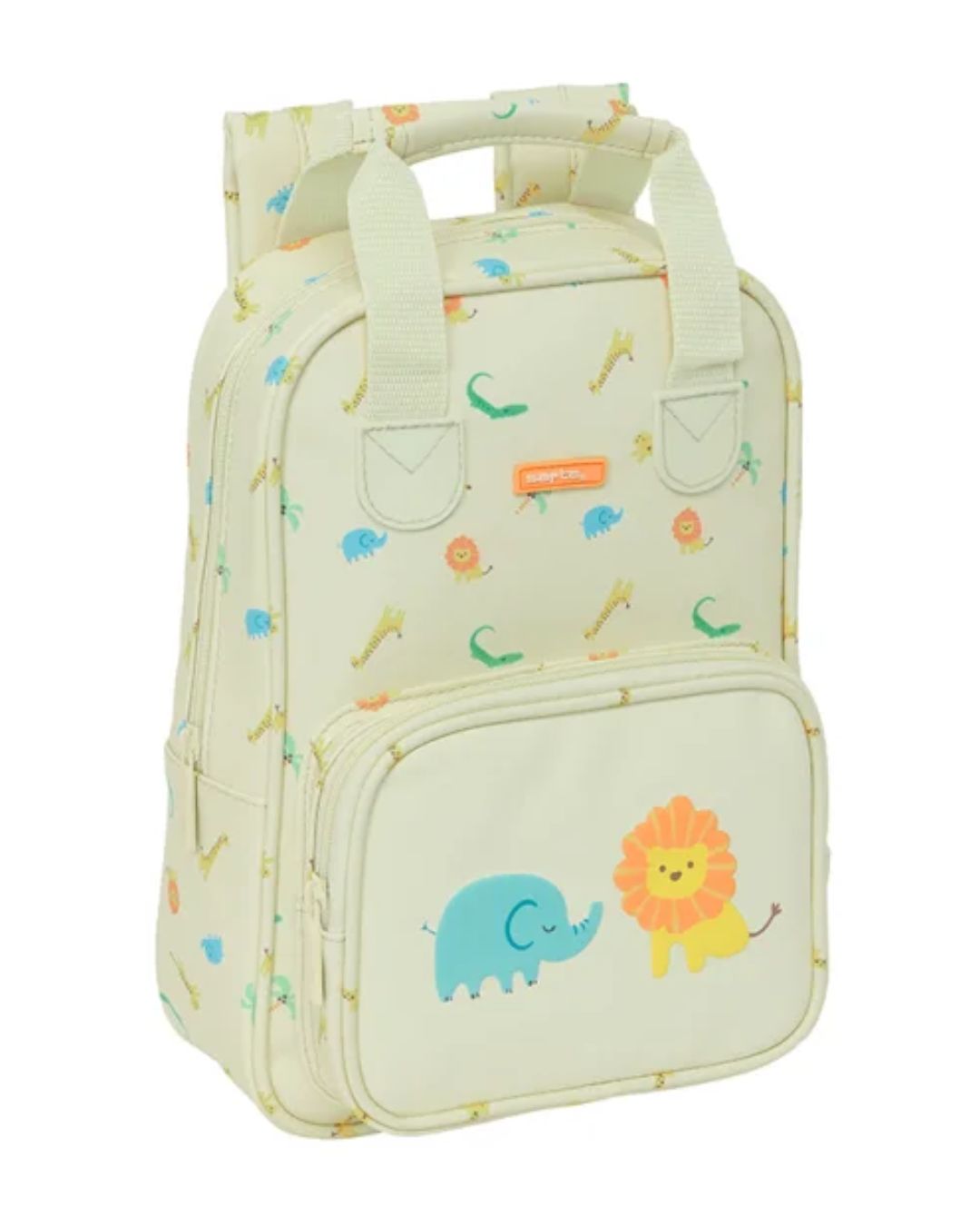 MOCHILA INFANTIL ANIMALES SAFARI 28CM