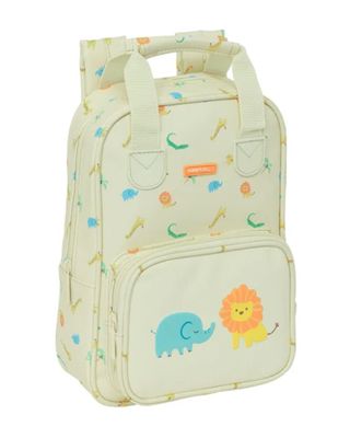 MOCHILA INFANTIL ANIMALES SAFARI 28CM