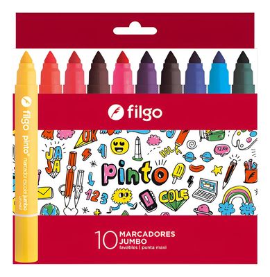 MARCADORES JUMBO COLORES CLASICOS VARIOS